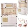 Kuchnia dla dzieci drewniana MDF retro z akcesoriami BOHO 100cm-1223594