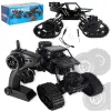Samochód zdalnie sterowany na pilota RC Rock Crawler 4x4 LHC012 auto 2w1 czarny