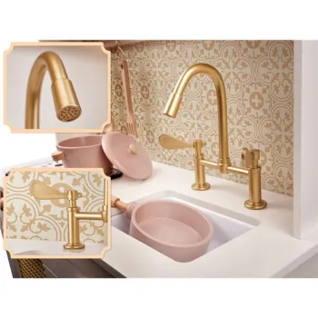 Kuchnia dla dzieci drewniana MDF retro z akcesoriami BOHO 100cm-1222717