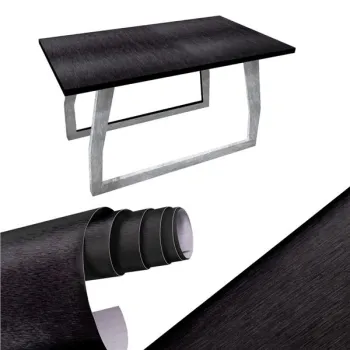 Folia rolka metalic szczotkowana czarna 1,52x30m-1222751