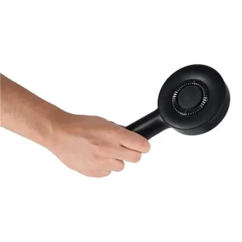 Masażer szczotka do masażu skóry głowy aplikator olejków USB czarna-1224878