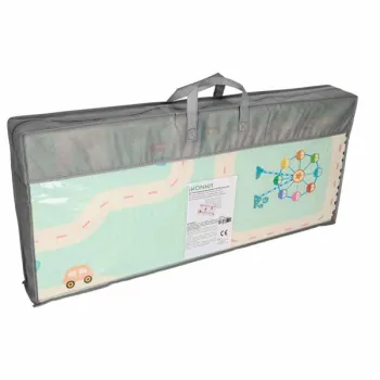 Mata edukacyjna piankowa dwustronna składana pandy ulica 180 x 200cm-1224916