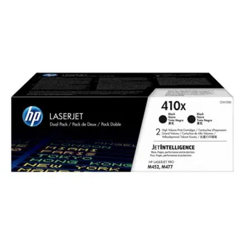 Oryginalny Toner Black HP Color LaserJet Pro M377, M452, M477 (410X CF410XD) (DWUPAK), kompatybilne z CF410X
