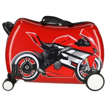 Walizka podróżna dla dzieci na kółkach bagaż podręczny motor-1225806