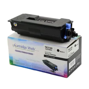 Toner Cartridge Web Czarny Kyocera TK3160 zamiennik TK-3160 (z pojemnikiem na zużyty toner WASTE BOX)  (UWAGA ! Litera "i" ma znaczenie w modelu urząd