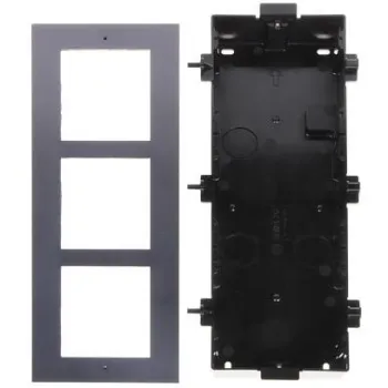 Ramka z puszką do montażu podtynk. 3-modułowa HIKVISION DS-KD-ACF3/Plastic-1249191