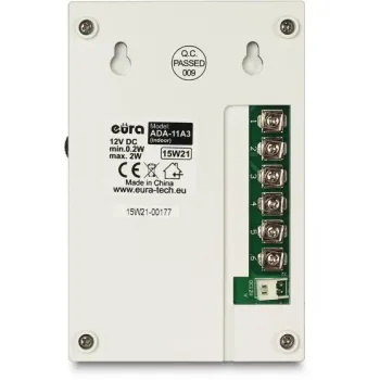 Zestaw domofonowy EURA ADP-11A3 / DIN15W12 + elektrozaczep-1248526