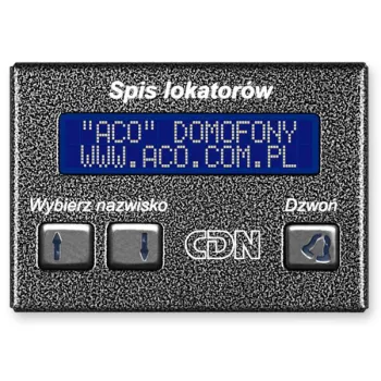 ACO CDN-230E GR Elektroniczny spis lokatorów grafit
