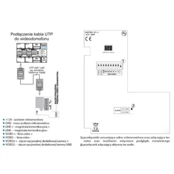 ACO INS-MPR 4” Monitor INSPIRO - kolorowy cyfrowy 4” do systemów videodomofonowych-1247383