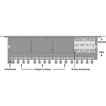 4-kanałowy moduł ogranicznika przepięć sieci LAN Gigabit Ethernet EWIMAR PTF-64-EXT/PoE-1249962