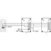 DOMOFON ''EURA'' ADP-51A3 ''DIFESA'' - 1-rodzinny, 2 unifony, interkom, grafit -1252128