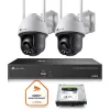 Monitoring zestaw z 2 kamerami obrotowymi PTZ TP-LINK VIGI C540-W WiFi 2K IR 30m
