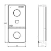 Zestaw wideodomofonowy Hikvision DS-KIS603-P(C)-1258893