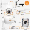 Kamera Zewnętrzna Obrotowa GSM na Kartę SIM Orllo Z7 PRO + Panel fotowoltaiczny SM6030 Pro-1256364
