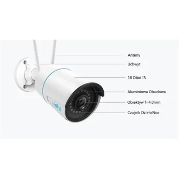 Kamera IP WiFi Reolink W320 5Mpix Wi-Fi P2P biała-1256734