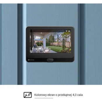 Bezprzewodowy wizjer do drzwi Ezviz HP2 2MP-1256550
