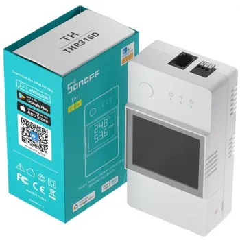 SONOFF TH Elite | THR316D | Przekaźnik Wifi z funkcją pomiaru temperatury oraz wilgotności-1253227