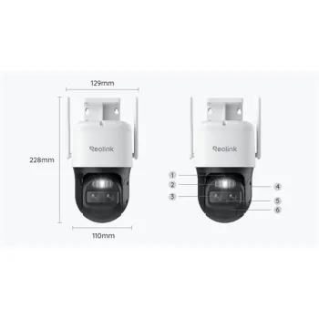 Kamera IP Reolink Trackmix B770 akumulatorowa (4MP+4MP) 8MP Wi-Fi-1259499