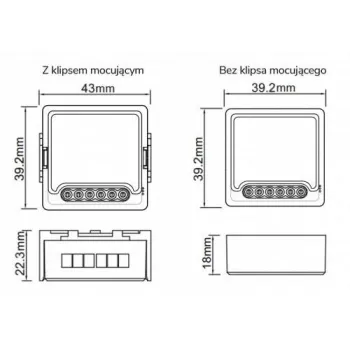 Moduł OXT mini przekaźnik 3 obwody WiFi TUYA T223-1251880