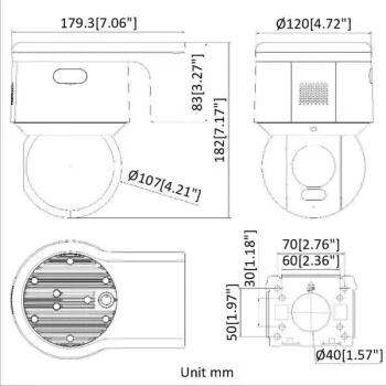 KAMERA IP PTZ HIKVISION DS-2DE3A400BW-DE/W(F1)(T5) PL-1258965