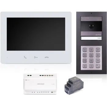 WIDEODOMOFON HIKVISION DS-KIS704EY-ACF2/Aluminium