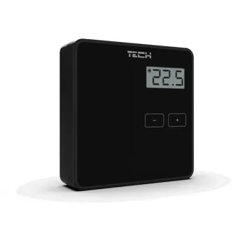 Przewodowy  dwustanowy regulator pokojowy Czarny ST-294v1 Tech sterowniki-1258448