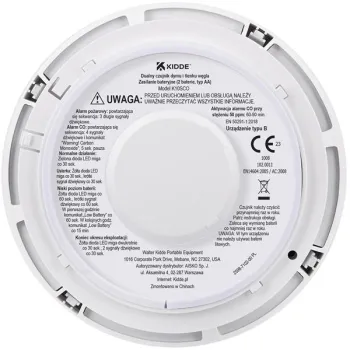 Czujnik czadu i dymu 2w1 Kidde K10SCO-1253775