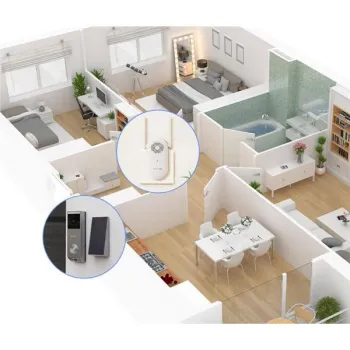 Wideodomofon Ezviz EP3x (3MP+2MP) zasilany bateriami z panelem słonecznym-1253990