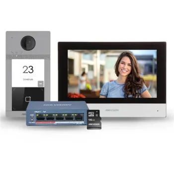ZESTAW WIDEODOMOFONOWY HIKVISION DS-KIS604-S(C)(O-STD)/eu-1250645
