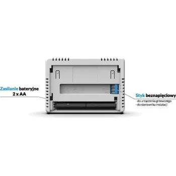 Przewodowy regulator pokojowy biały T-4.1 Tech sterowniki-1258443