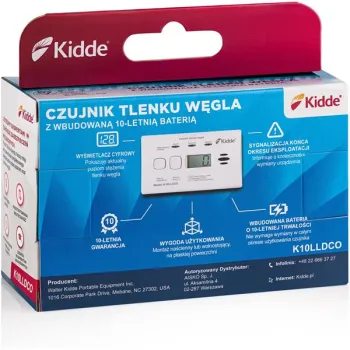Czujnik czadu z wyświetlaczem Kidde K10LLDCO-1250529