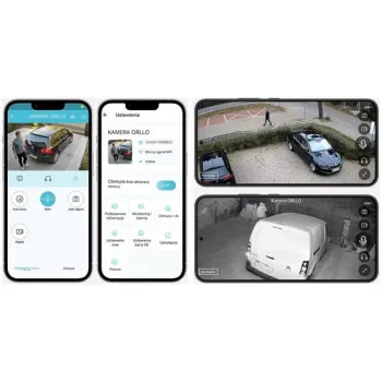 Kamera Zewnętrzna Obrotowa GSM na Kartę SIM Orllo Z7 PRO + Panel fotowoltaiczny SM6030 Pro-1256369