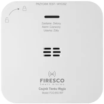 Czujnik czadu Firesco FCO-850 WF z WiFi aplikacja Tuya-1252864