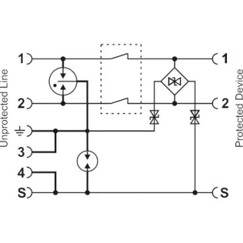 Zabezpieczenie przeciwprzepięciowe do RS-485 EWIMAR SUG-RS485/DIN-1255983