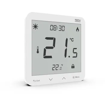 Przewodowy dwustanowy regulator pokojowy podtynkowy biały ST-297z v3 Tech sterowniki-1259242