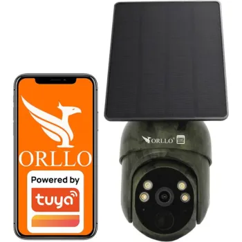 Kamera IP Orllo Bezprzewodowa 4G LTE Obrotowa z Panelem Solarnym ORLLO TZ1 MORO-1252574