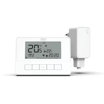 Bezprzewodowy regulator pokojowy biały T-4.2 Tech sterowniki