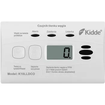 Czujnik czadu z wyświetlaczem Kidde K10LLDCO-1250534