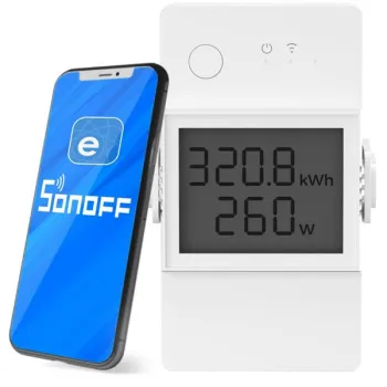 SONOFF POW Elite | POWR320D | Przekaźnik Wifi z funkcją pomiaru zużycia prądu i mocy