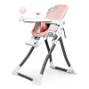 Fotelik krzesełko do karmienia róż składany ECOTOYS-1267632