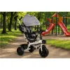 Rowerek trójkołowy obrotowy 360° szary z daszkiem ECOTOYS-1269726