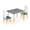 Stół stolik + 2 krzesła meble dla dzieci zestaw ECOTOYS-1268674