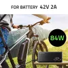 Qoltec Szybka Ładowarka do roweru elektrycznego 36V | 42V | 2A | wtyczka Bosch 3Pin +kabel zasilający-1266606