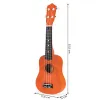Gitara ukulele dla dzieci drewniana 4 struny nylonowe ECOTOYS-1268935