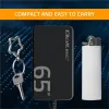 Qoltec Ładowarka sieciowa 65W GaN Super Fast SLIM | PD | 5-20V | 3.25A | USB-C 3.1 | Laptop | MacBook |  Smartfon | + k
