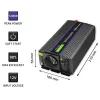 Qoltec Przetwornica napięcia Monolith 1200 MS Wave | 12V na 230V | 600/1200W | USB-1264950
