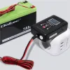 Qoltec Automatyczna ładowarka do akumulatora AGM GEL STD 6V/12V| 2A | Prostownik z funkcją naprawy i wyświetlaczem LE