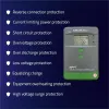 Qoltec Solarny regulator ładowania MPPT z czujnikiem temperatury 40A |12V / 24V | LCD | 2 x USB | Bluetooth | APP | GEL
