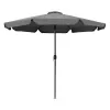 Parasol ogrodowy duży 3 m skośny łamany z korbą szary MultiGarden-1269950