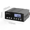 Qoltec Inteligentna mikroprocesorowa ładowarka 12A | 12V | 24V | Prostownik z LCD i funkcją naprawy do AGM GEL LiFePO4